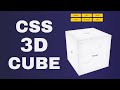 CSS 3D Cube animation [Project #35]