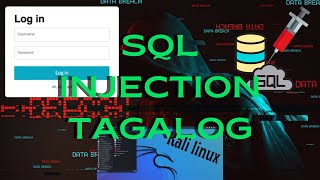 SQL INJECTION USING SQLMAP IN KALI LINUX (TAGALOG)