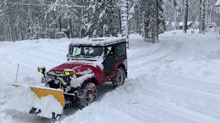 CJ5 Darling Dorris Plowing Snow, Winter ‘21 (D)