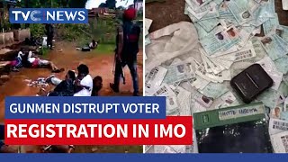 (VIDEO) Gunmen Disrupt Voter Registration Exercise In Imo