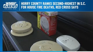 Horry County ranks second-highest in S.C. for house fire deaths, Red Cross says
