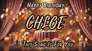 Happy Birthday Chloe 🎸 | Beautiful Pop Rock Birthday Song 🎶 (Slow \u0026 Emotional)