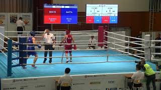 @2019　国体　少年　LW級　菅原偲穏　対　前田翔　BOXING