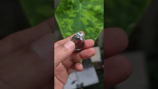 Blue Topaz, Ring Monel Handmade, Minat hub WA: 082227274829