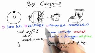 Classify the Bug - Software Debugging