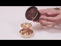 how to light naivedya jumbo cup sambrani