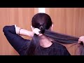 simple 💕braided bun hairstyle for long hair _ beautiful u0026 trendy look _ खूबसूरत और unique hairstyle