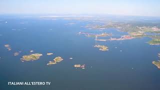 Sorvolando la Svezia - Atterraggio a Goteborg - ITALIANI ALL'ESTERO TV