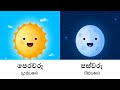 විරුද්ධාර්ථ පද எதிர்கருத்துச் சொற்கள் opposite words sv sinhala academy