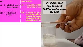 Neco 2021 Practical Chemistry (The salt analysis)