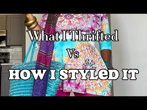 What I Thrifted Vs How I Styled It Youtube