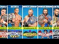 WWE All Wrestlemania Main Event Winners ( 1985 - 2024 )