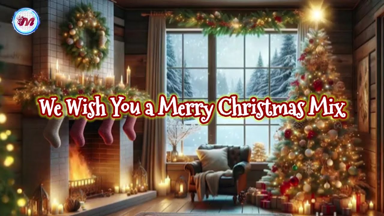 Christmas Music We Wish You A Merry Christmas Mix Background