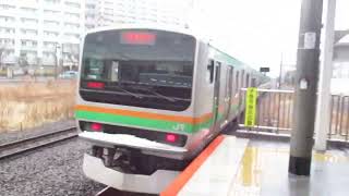 【平塚～宇都宮間各駅停車】上野東京ライン宇都宮線直通普通宇都宮行きE231系近郊型U37編成(機器更新車)+U524編成(機器更新車)15両　川崎駅発車