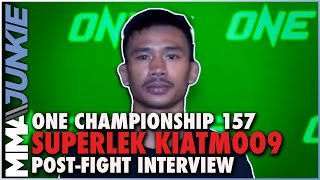 ONE 157: Superlek Kiatmoo9 post fight interview