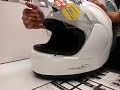 arai helmet　アライヘルメット　シールド脱着