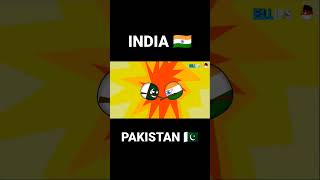 INDIA vs PAKISTAN #india #pakistan  #Countryballs #shorts