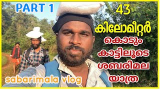 43 കിലോമീറ്റർ കൊടുംകാട്ടിലൂടെ ശബരിമല യാത്ര പാർട്ട്‌ 1 #sabarimala #erumeli #lijisujith