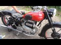 ariel g4 square four 1000cc 1946 onboard with gopro hero 4