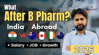 Pharmacy Career Options 2026 | After B Pharmacy jobs and Salary | B Pharmacy Course Details