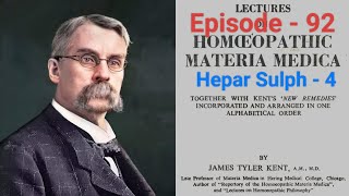 Episode - 92: Homeopathic Insights with PV Alby - Dr. JT Kent's Lectures, Hepar Sulph in Malayalam