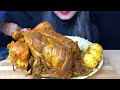 Desi girl videos 😍 chicken Leg Curry With Rice Salad Desi Village boylar chicken biryani recipe in