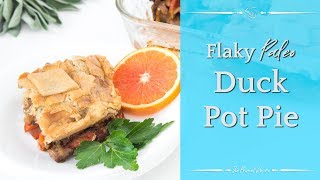 Flaky Paleo Duck Pot Pie Recipe  ---  FLAKY GLUTEN FREE PIE PASTRY