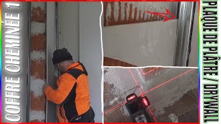 1/2 ⏩ (ASTUCE) ISOLER BOISSEAU CHEMINÉE EN PLACO / COFFRE DRYWALL