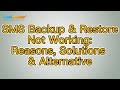 SMS Backup & Restore Not Working: Fixed (Backup/Restore Failures)