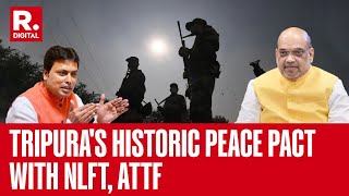 Tripura Peace Pact: Amit Shah Oversees Signing Of Pacts With Rebel Groups NLFT and ATTF