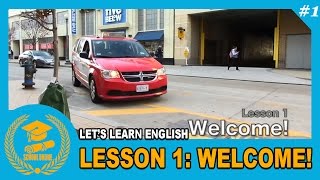 LET'S LEARN ENGLISH | LESSON 1: WELCOME!