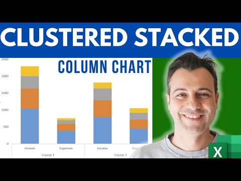 How to create a Clustered Stacked Column Chart in Excel How to create a Clustered Stacked Column Chart in Excel