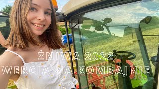 Żniwa 2022 Dzieje się!- Kończymy żniwa jęczmienne! Wercia zgubiła drona?