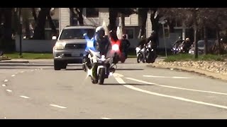 [MOTOR UNIT] San Mateo Police Department Code 3 Escort