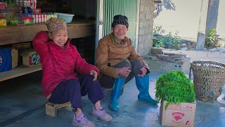 A Single Old Man selling vegetables accidentally met his high school friend again