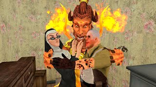 Evil Nun 2 enchanted Mr.Meat and summoned Nazrat funny animation part 155