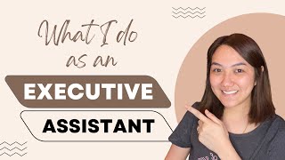 Top 5 Executive Assistant tasks that you need to know! 📝 | Work From Home Job