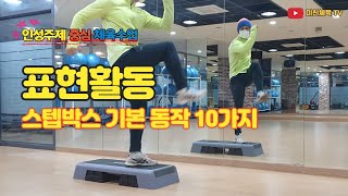 [수업 영상 자료] #1.  표현활동_스텝박스 기본 동작 10가지