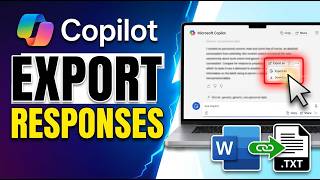 How to Export Microsoft Copilot Responses to Word or TXT File 2026 (Beginner Guide)