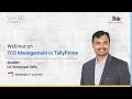 TCS Management in TallyPrime | CA Venugopal Gella | Tally CA Connect