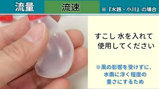 モニタリングサイト1000　水環境調査　動画マニュアル　流量編