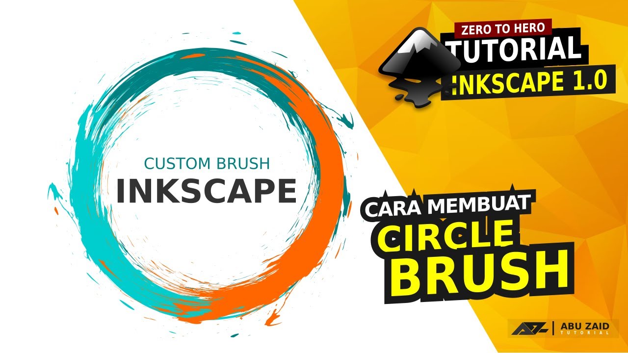 Cara Membuat Brush Di Inkscape / How To Make Brush Using Inkscape - YouTube