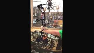 2017 Mathews Archery Halon 6 test shoot. 50lb limbs