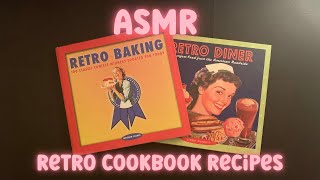 ASMR | Exploring a Retro Recipes Cookbook – Soft Page Turning & Whispered Nostalgia