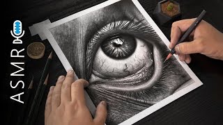 Drawing Realistic Eye | Satisfying Time-lapse