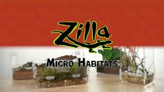 Zilla micro habitat enclosure for small tree-dwelling reptiles, amphibians, spiders. |-IoT Hub BD