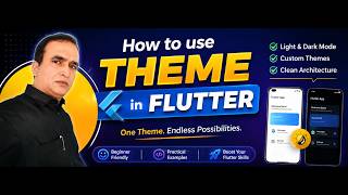 26. Flutter Themes Setting Using ThemeData | Themes Customization in Flutter