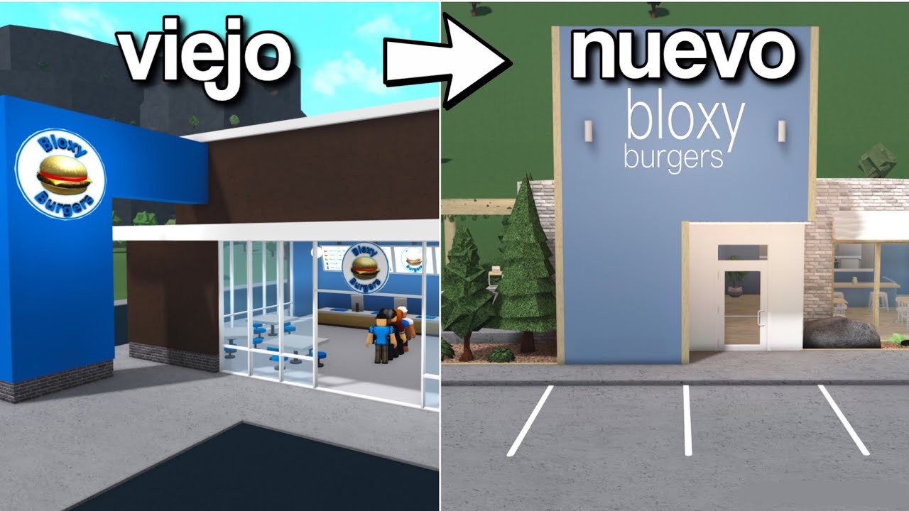 RENOVANDO BLOXY BURGERS DE BLOXBURG! - YouTube