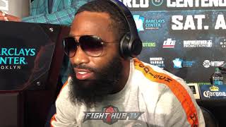 ADRIEN BRONER DISSES JERMALL CHARLO "WHO? ITS 3 FIGHTS ON TV? I DIDNT KNOW HE WAS FIGHTING!