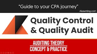 Quality Control and Quality Audit (PSQC 1 and PSA 120)